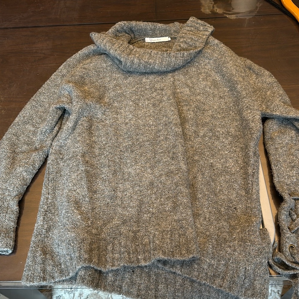 Harper lane dark gray with cuff details size large